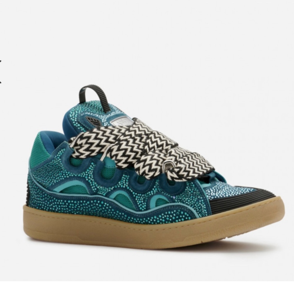 Lanvin Strass Curb Sneakers